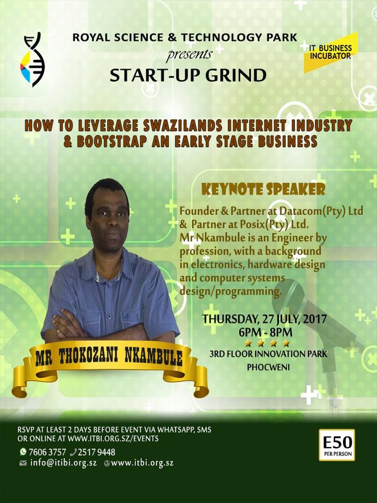 RSTP Start-Up Grind with Mr Thokozani Nkambule Pic